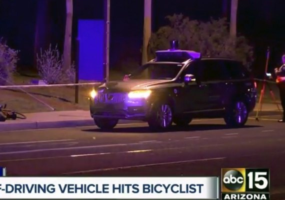 Carro autônomo da Uber atropela e mata mulher nos Estados Unidos