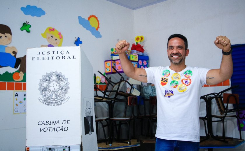 Confiante na vitória, Paulo Dantas vota em Batalha