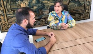 Célia faz a defesa da candidatura de Collor para presidente