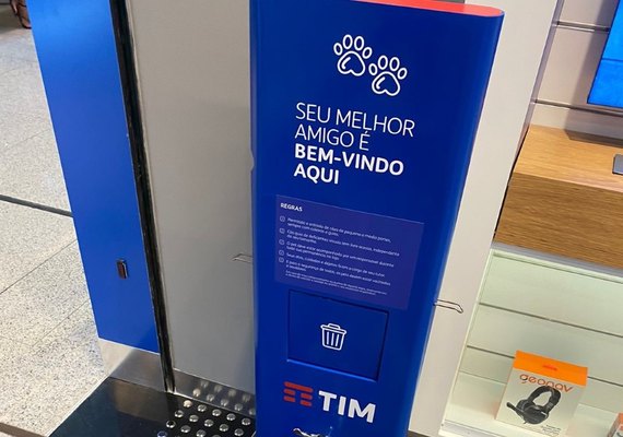 TIM amplia conceito pet friendly para lojas de Maceió