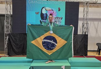 Com apoio da Selaj, atleta alagoana conquista cinco medalhas no Sul-Americano de Ginástica Rítmica