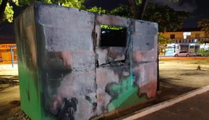 Ponto de Entrega Voluntária de material reciclável é vandalizado no Feitosa