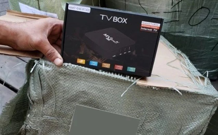 Receita Federal irá destruir 7 mil aparelhos TV Box de IPTV pirata