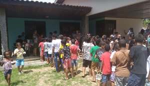 Cerca de 150 crianças carentes participam de ação do Instituto Amigos da Sopa de Alagoas