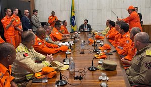 Comandante do CBM/AL discute melhorias para a corporação com o presidente da Câmara dos Deputados