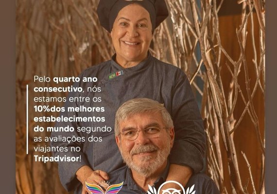 Villa Milagres está entre os 10% dos melhores restaurantes do mundo pela quarta vez consecutiva
