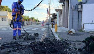 Projeto Poste Limpo é concluído e retira 8,5 toneladas de cabos inativos no Pontal da Barra