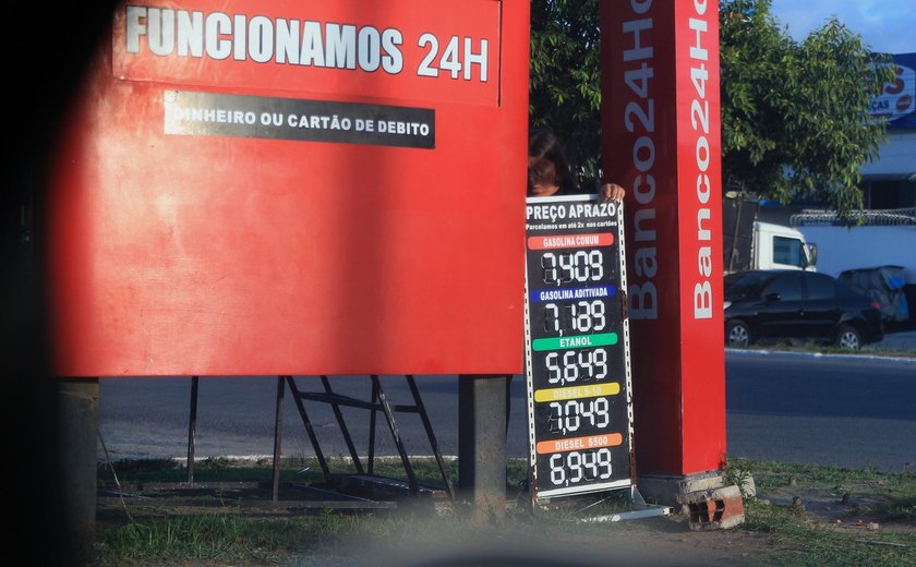 Gasolina ultrapassa R$ 7 em Alagoas