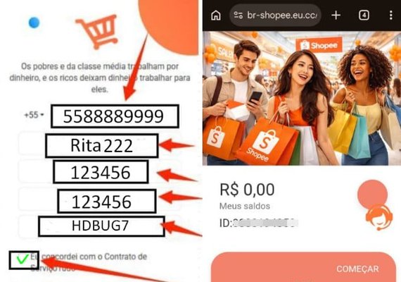 Golpe da falsa renda extra usa nomes de grandes empresas para atrair vítimas