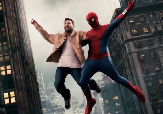 Messi voa com o Homem-Aranha em campanha de novo filme