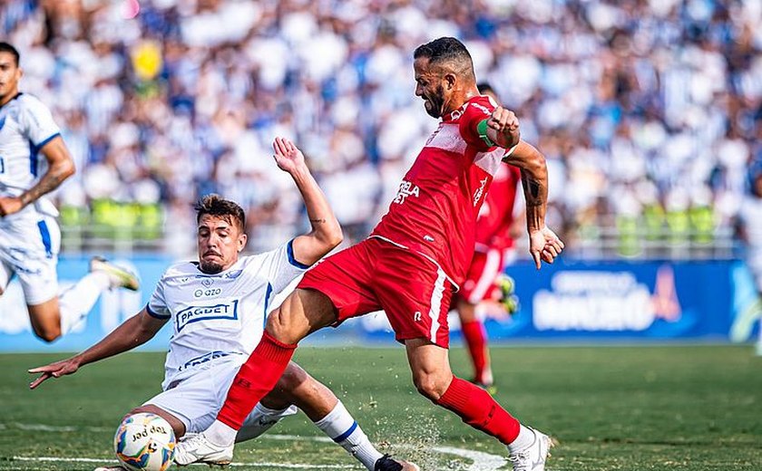 CRB  vence o CSA no primeiro clássico do Alagoano com três gols de Anselmo Ramon