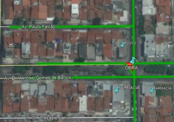 Obra da Casal interdita trânsito no bairro da Jatiúca a partir desta quarta (8)
