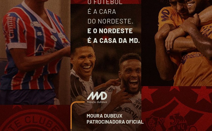 Moura Dubeux abraça paixão pelo futebol e patrocina times do Nordeste