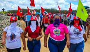 Mulheres realizam ato contra impactos da mineração no Agreste do estado
