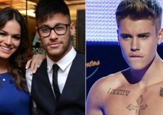 Neymar teria se irritado com Justin Bieber por causa de Bruna Marquezine