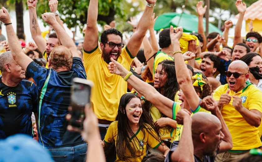 Prefeitura de Maceió transmite jogo do Brasil com programação musical no domingo (5)
