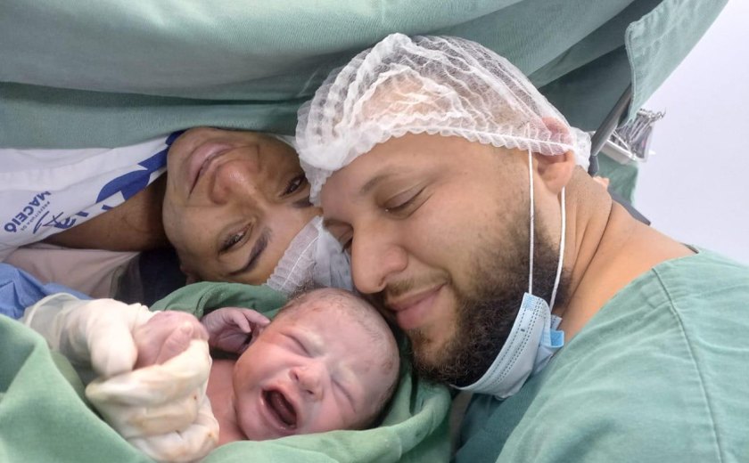 Hospital da Cidade celebra chegada de bebê nas primeiras horas de 2025