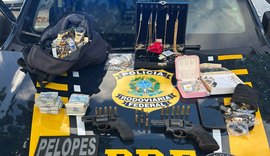 PRF e PM realizam ação conjunta e prendem, em Pilar, suspeitos de roubo a joalheria