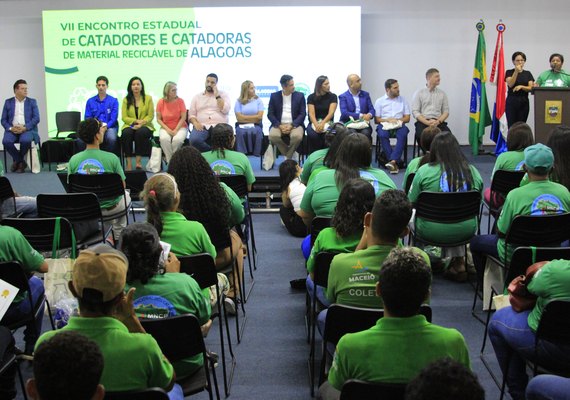 Encontro estadual evidencia trabalho de catadores de materiais recicláveis em Alagoas