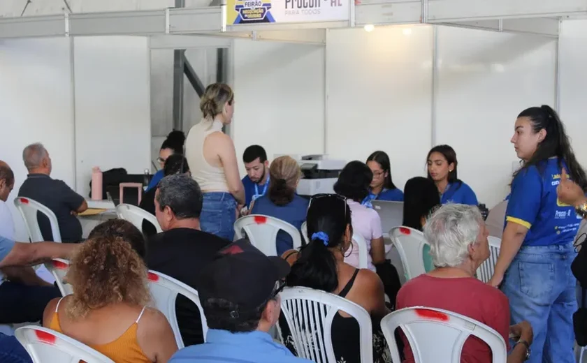 Feirão de Negociação de Dívidas do Procon-AL atende mais de 3 mil pessoas em Maceió