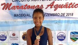 Menina prodígio conquista novas medalhas para Alagoas