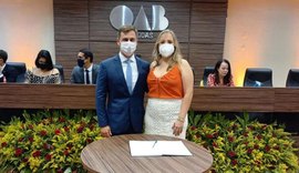 Vagner Paes e Natália Von Sohsten assumem presidência da OAB/AL no triênio 2022-2024