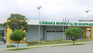 Eleição na Câmara de Arapiraca é adiada pela 2ª vez