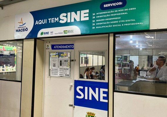 Secretaria do Trabalho disponibiliza 1.254 vagas de emprego pelo Sine Maceió
