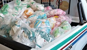 Vigilância Sanitária apreende quase três toneladas de produtos para sorvete e bolo vencidos