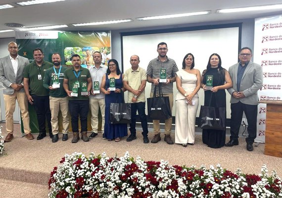 Banco do Nordeste lança programa de capacitação rural em evento de premiação de agricultores em Alagoas