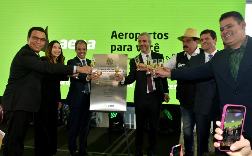 Ampliação do Aeroporto Zumbi dos Palmares é entregue após ampla revitalização