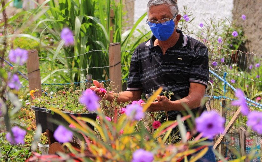 Terreno onde antes era tomado por lixo vira jardim no Clima Bom