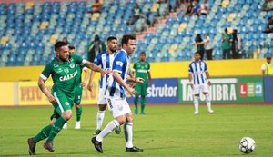 Coritiba tropeça em casa e fica no empate diante do Sampaio Corrêa