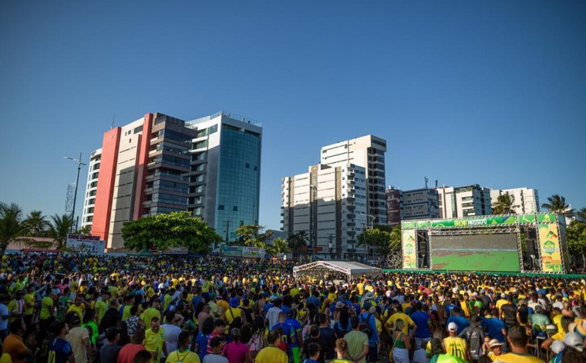 Música e animação agitam o jogo do Brasil na Arena Massayó nesta sexta-feira (09)