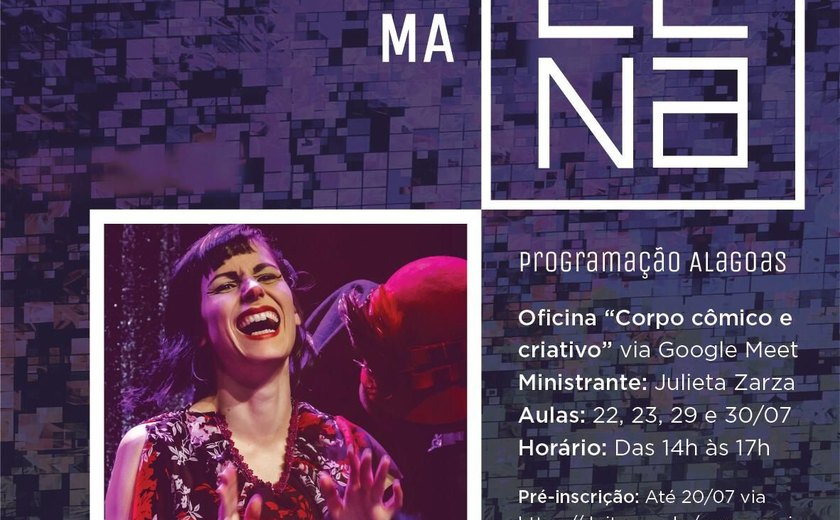 Sesc Alagoas promoverá oficina “Corpo cômico e criativo” em julho; saiba como participar
