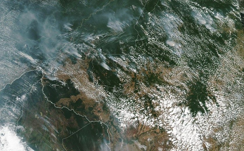 Fumaça de incêndios florestais na Amazônia chega até o Peru