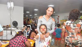 Pequenos pacientes se emocionam em festa na Pediatria do HGE