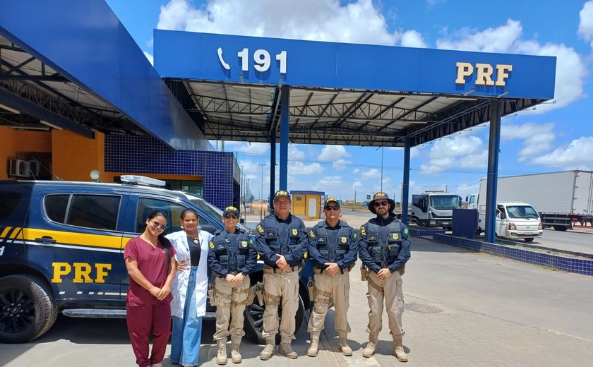 PRF realiza Comando de Saúde, em São Miguel dos Campos