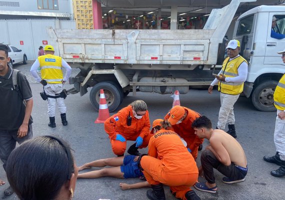 Ronda atende jovem vítima de acidente e idosa que passou mal durante colisão no Jacintinho
