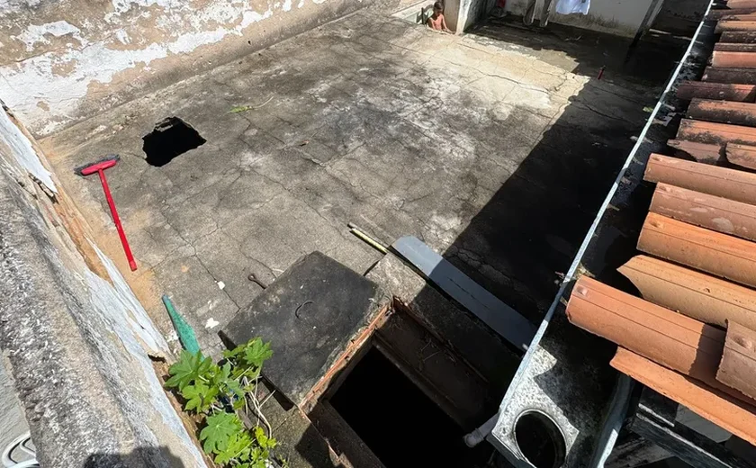 PM de folga salva menino de 7 anos que caiu em cisterna de 4 metros de profundidade