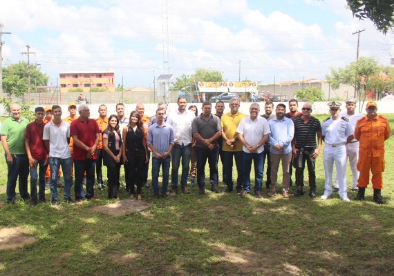Semarh inaugura em Penedo a primeira estação da nova rede de monitoramento de desastres naturais