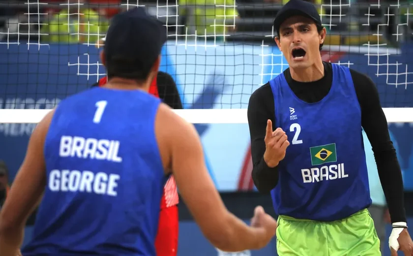 André e George vencem cubanos e levam ouro no vôlei de praia