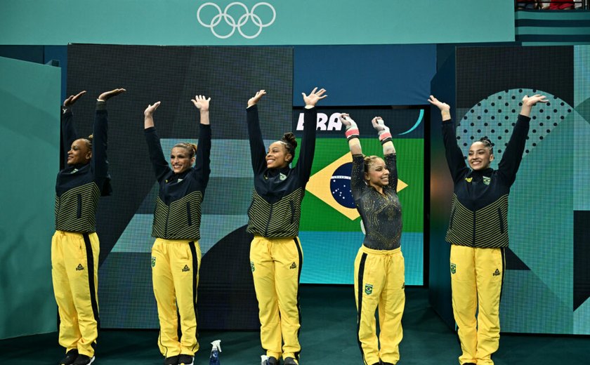 Brasil conquista o bronze na final da ginástica artística por equipes das Olimpíadas de Paris