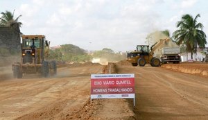 Obras dos Eixos Cepa e Quartel seguem avançando em Maceió