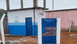 Casal segue com serviços de limpeza e pintura em Estações Elevatórias da região Serrana