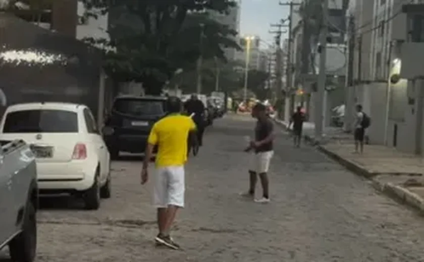Briga entre flanelinha e motorista termina com intervenção da PM em Maceió