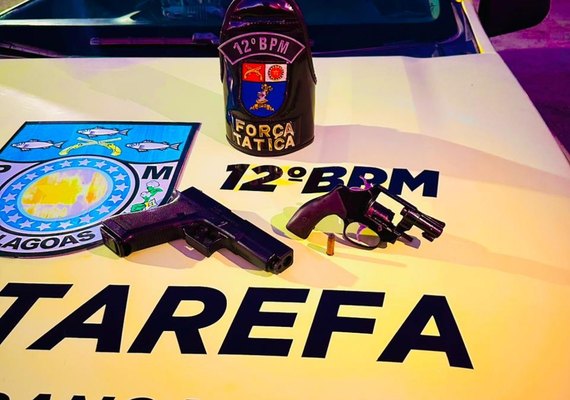 PM/AL apreende 28 armas de fogo e quase 7 kg de drogas em uma semana