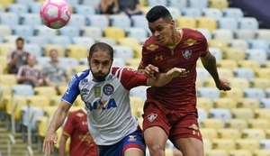 Fluminense sai atrás, mas busca empate com o Bahia