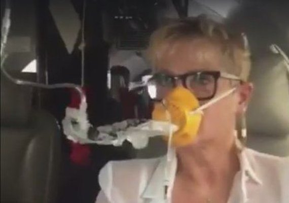 Avião de Xuxa Meneghel é atingido por raio e faz pouso de emergência