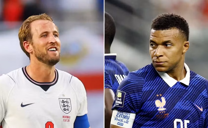 França e Inglaterra disputam 3º lugar em jogo que pode definir artilheiro